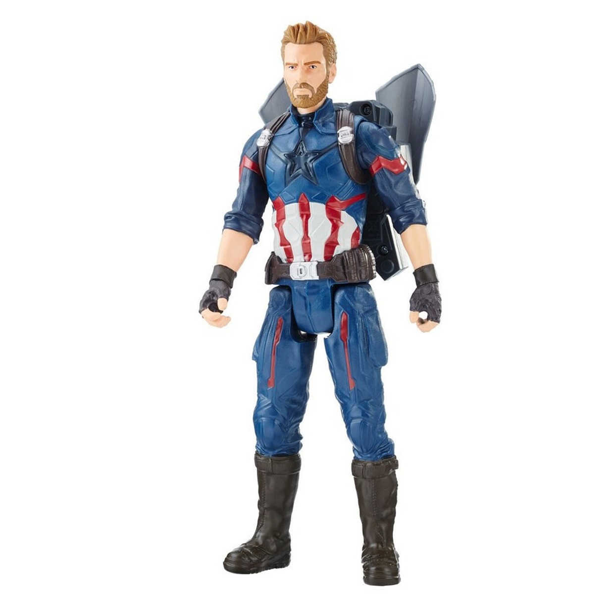 Capitán América Figura Marvel Titan Hero Power Fx 