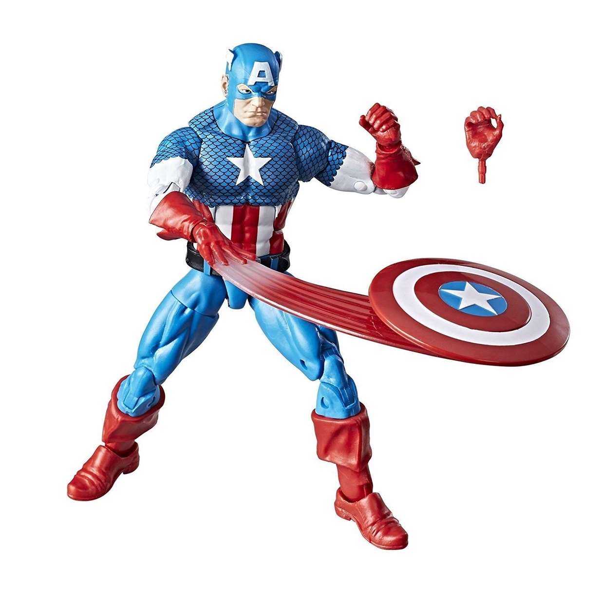 Capitán América Figura Marvel Legends Vintage Style Hasbro