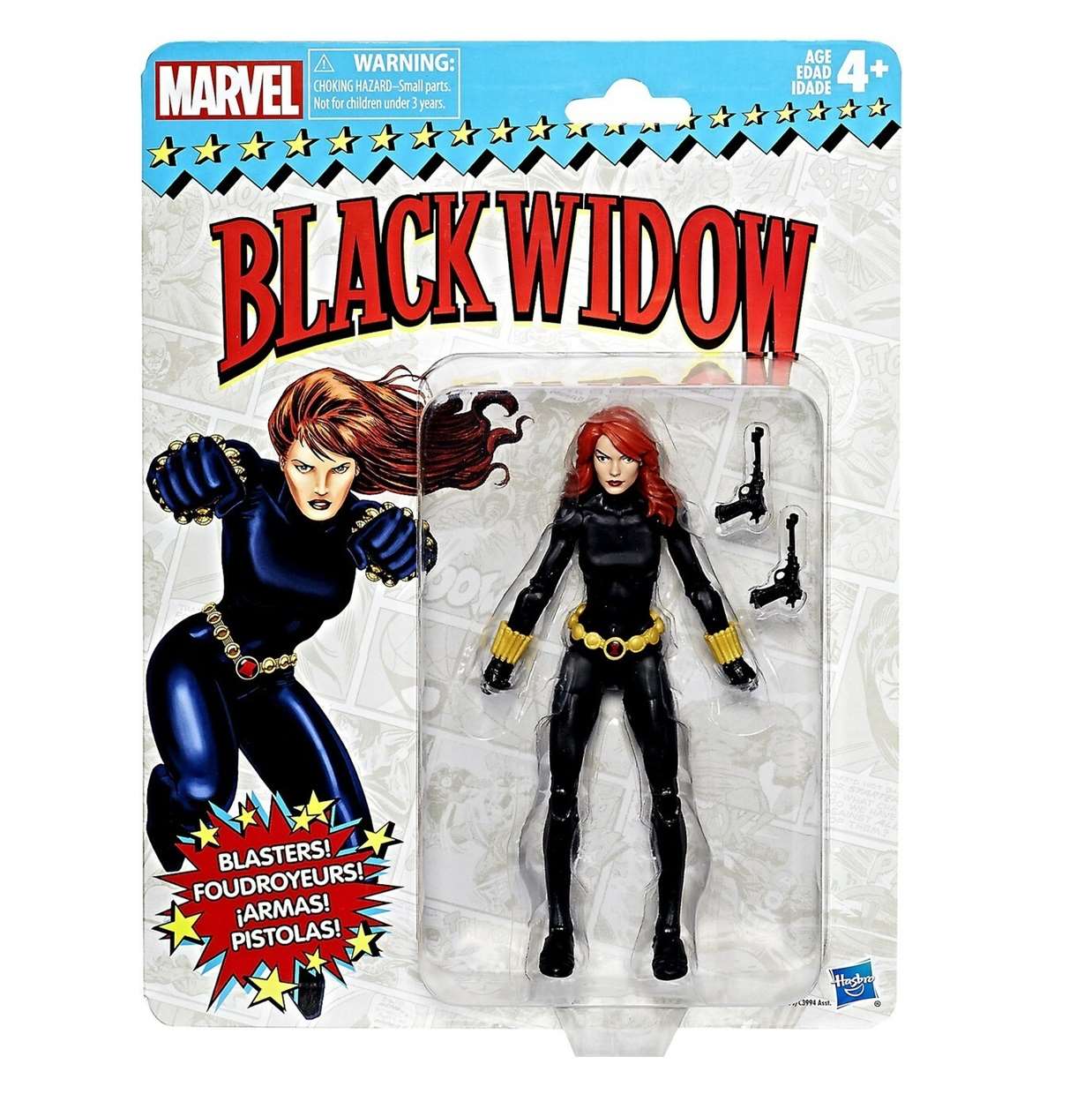 Black Widow Figura Marvel Legends Vintage Style Hasbro