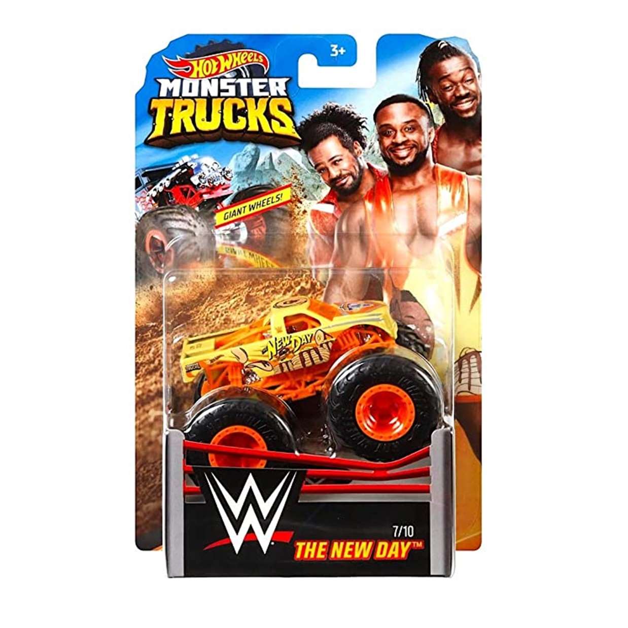 The New Day Pickup Wwe 7/10 Hot Wheels Monster Trucks