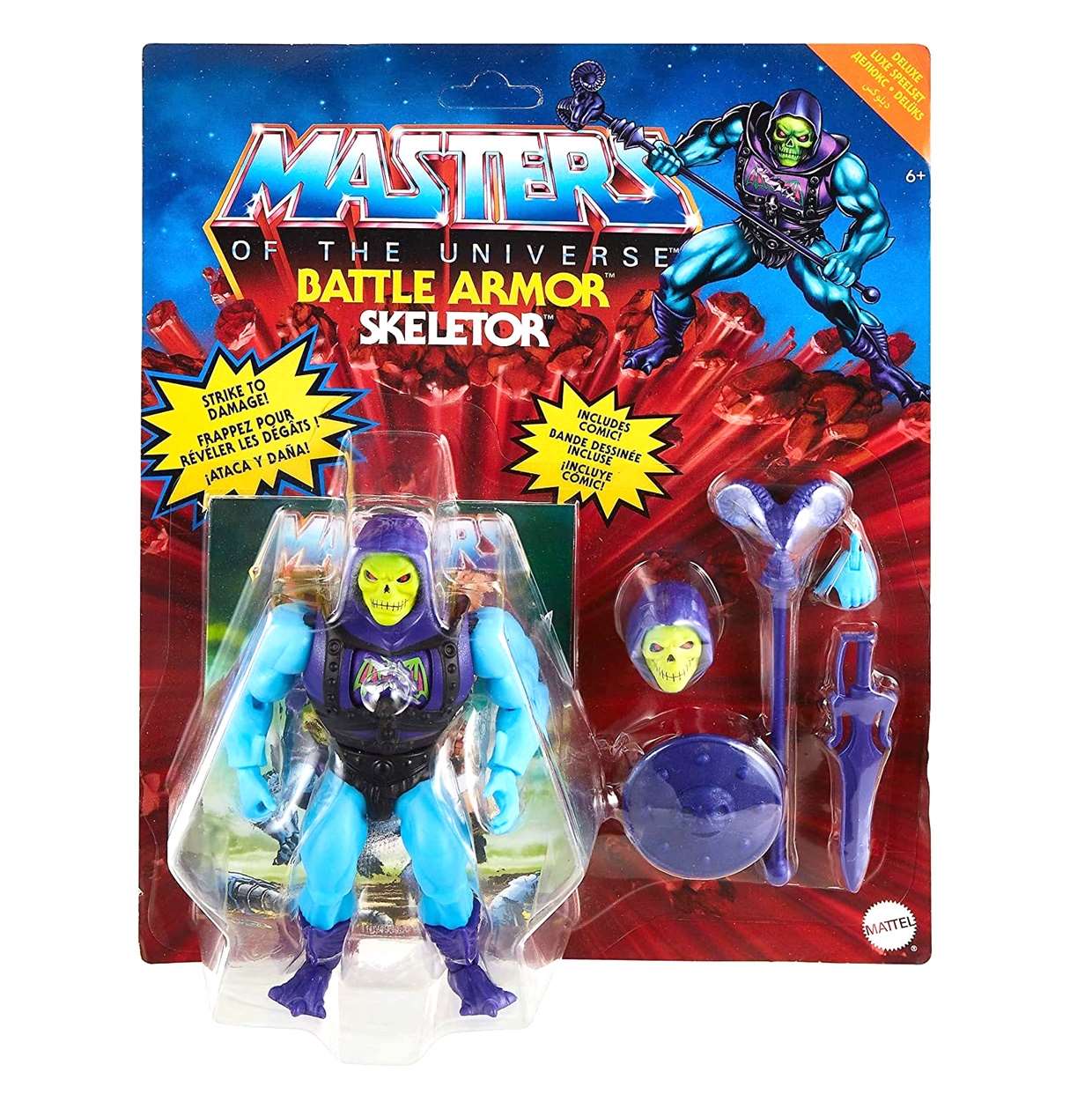 Skeletor Battle Armor Figura Masters Of The Universe