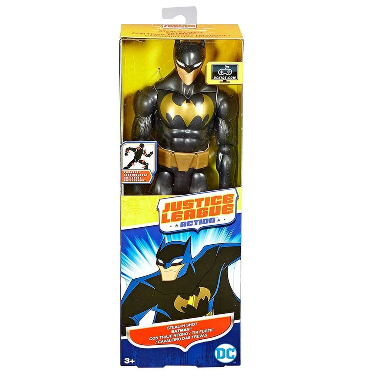 Batman Stealth Shot Figura Dc Justice League Action 12 PuLG