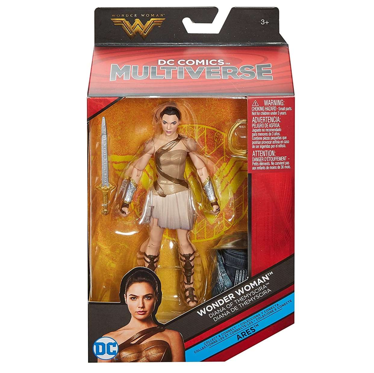 Diana De Themyscira Figura Wonder Woman Dc Multiverse Ares