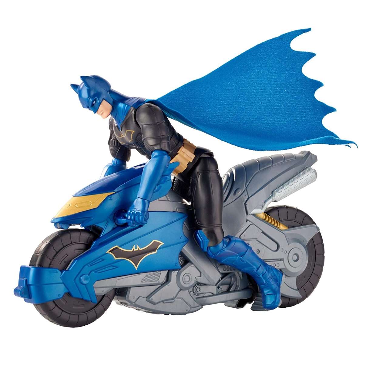 Batman Missions Figura Con Motocicleta 80th Years 12 PuLG