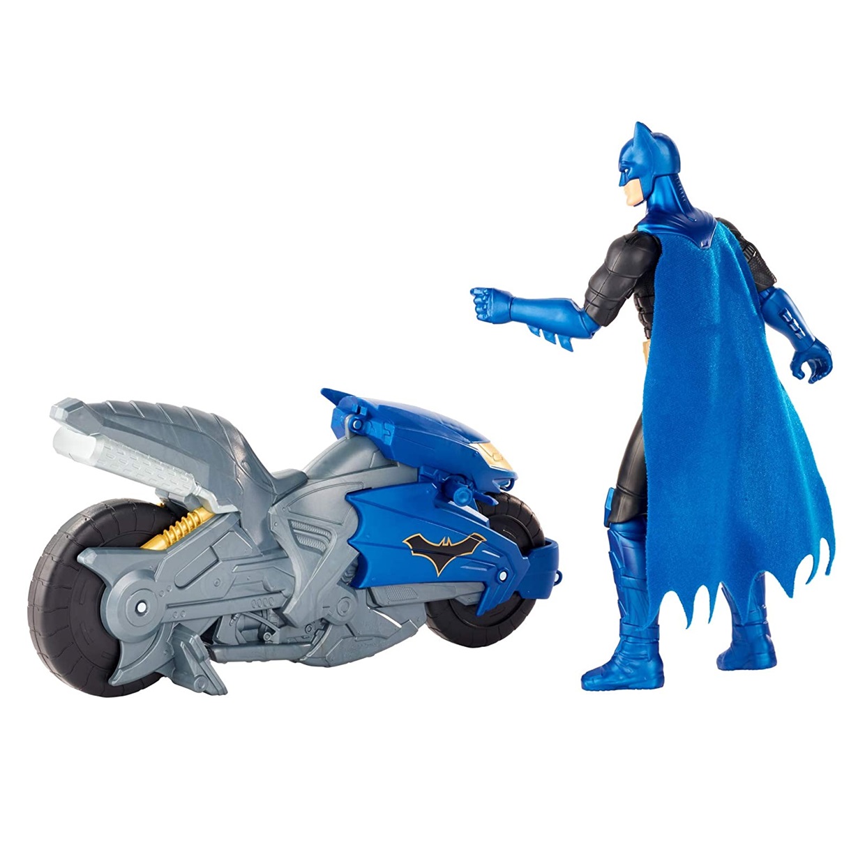 Batman Missions Figura Con Motocicleta 80th Years 12 PuLG