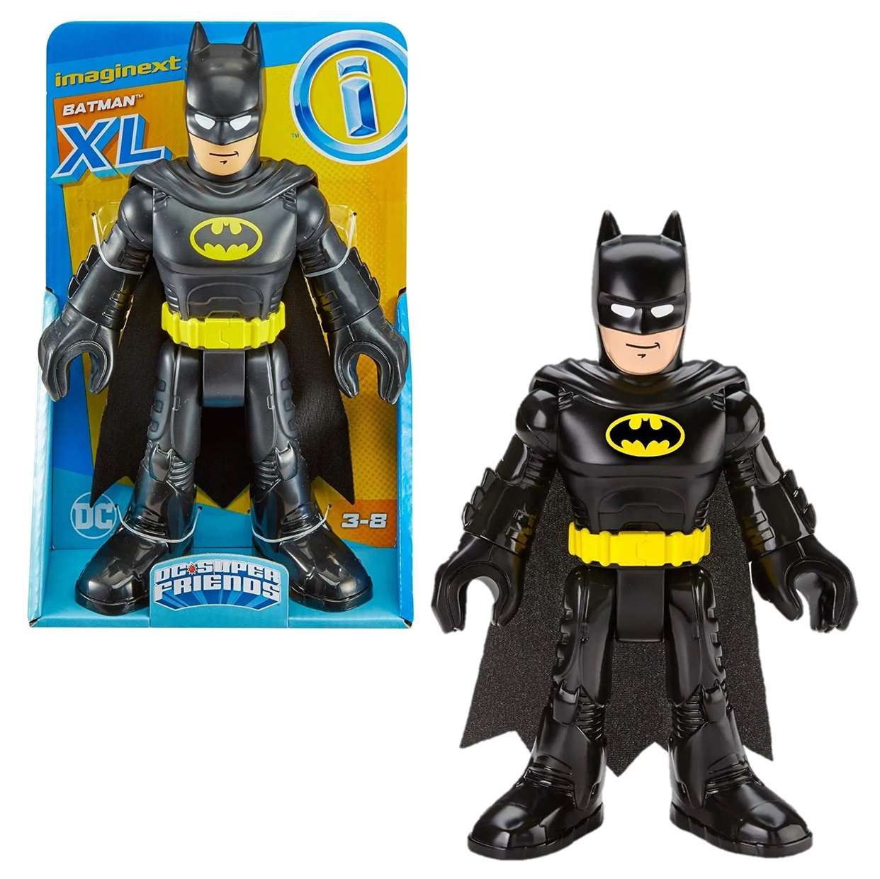 Batman X L Figura Imaginext Dc Comics Super Friends