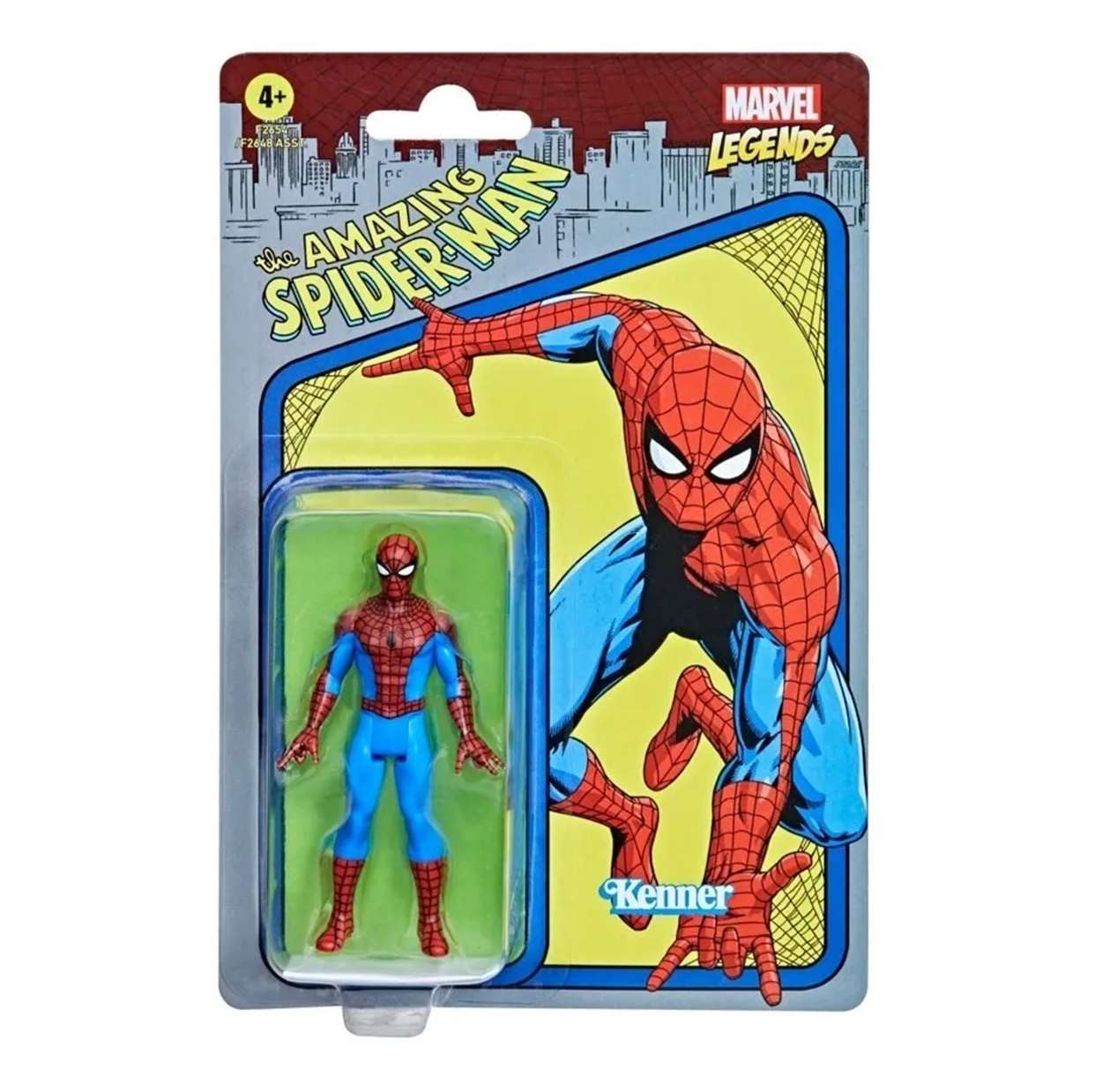 The Amazing Spider Man Vintage Figura Marvel Kenner 3 PuLG