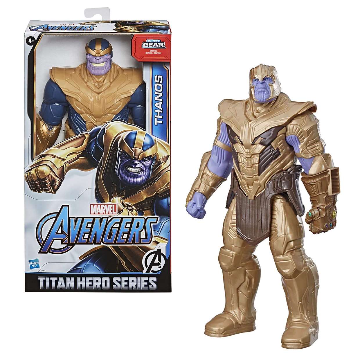 Thanos + Ronin Figuras Marvel Avengers End Game Power FX Titan Hero
