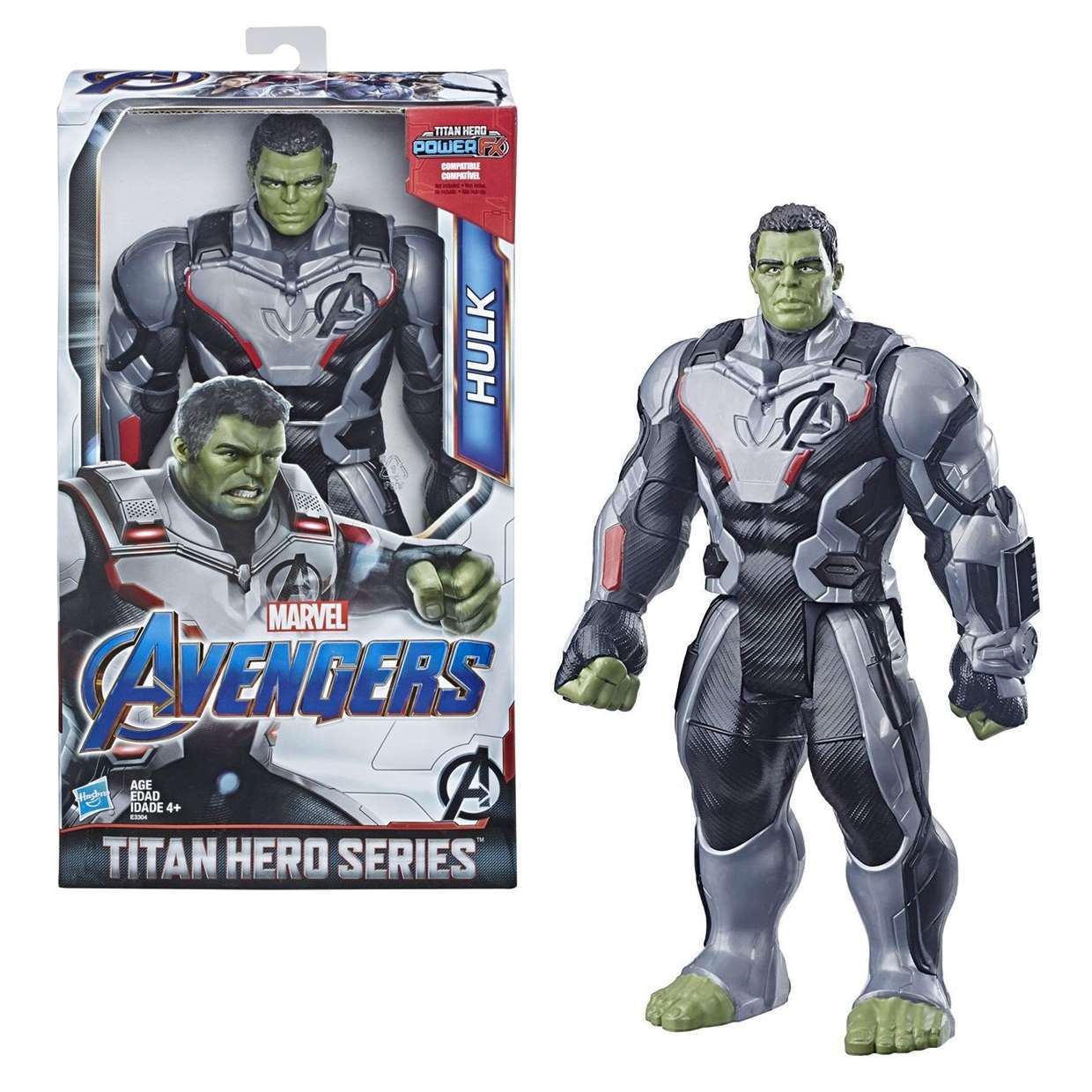 Hulk + Ronin Figuras Marvel Avengers End Game Power FX Titan Hero