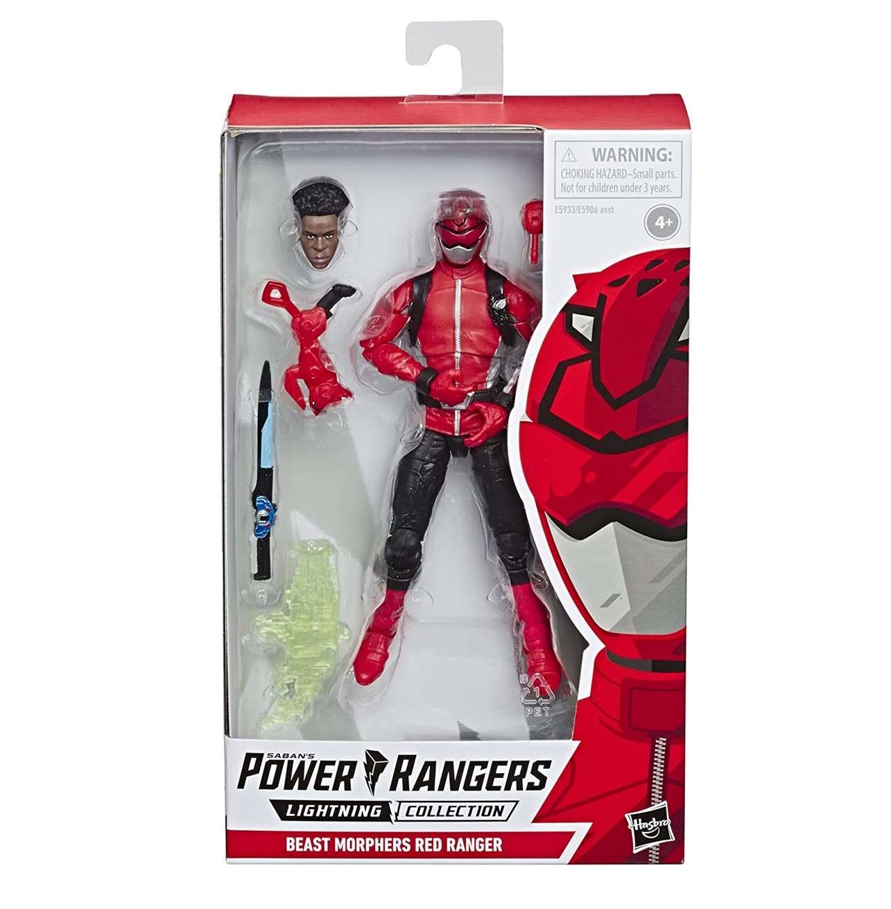 Power Rangers Lighting Collection Beast Morphers Red Ranger