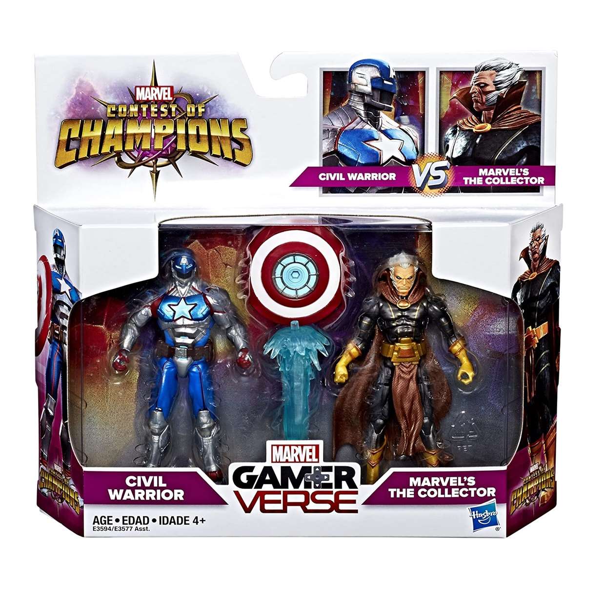 Two Pack Civil Warrior Vs Marvel The Collector Gamerverse