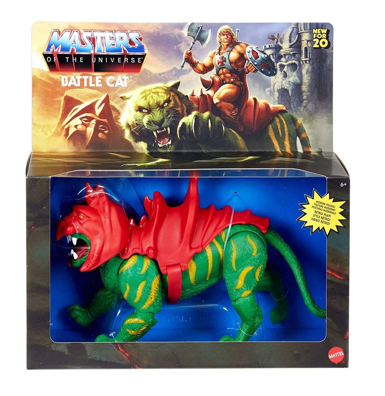 Battle Cat Retro Play Figura Masters Of The Universe 6 PuLG