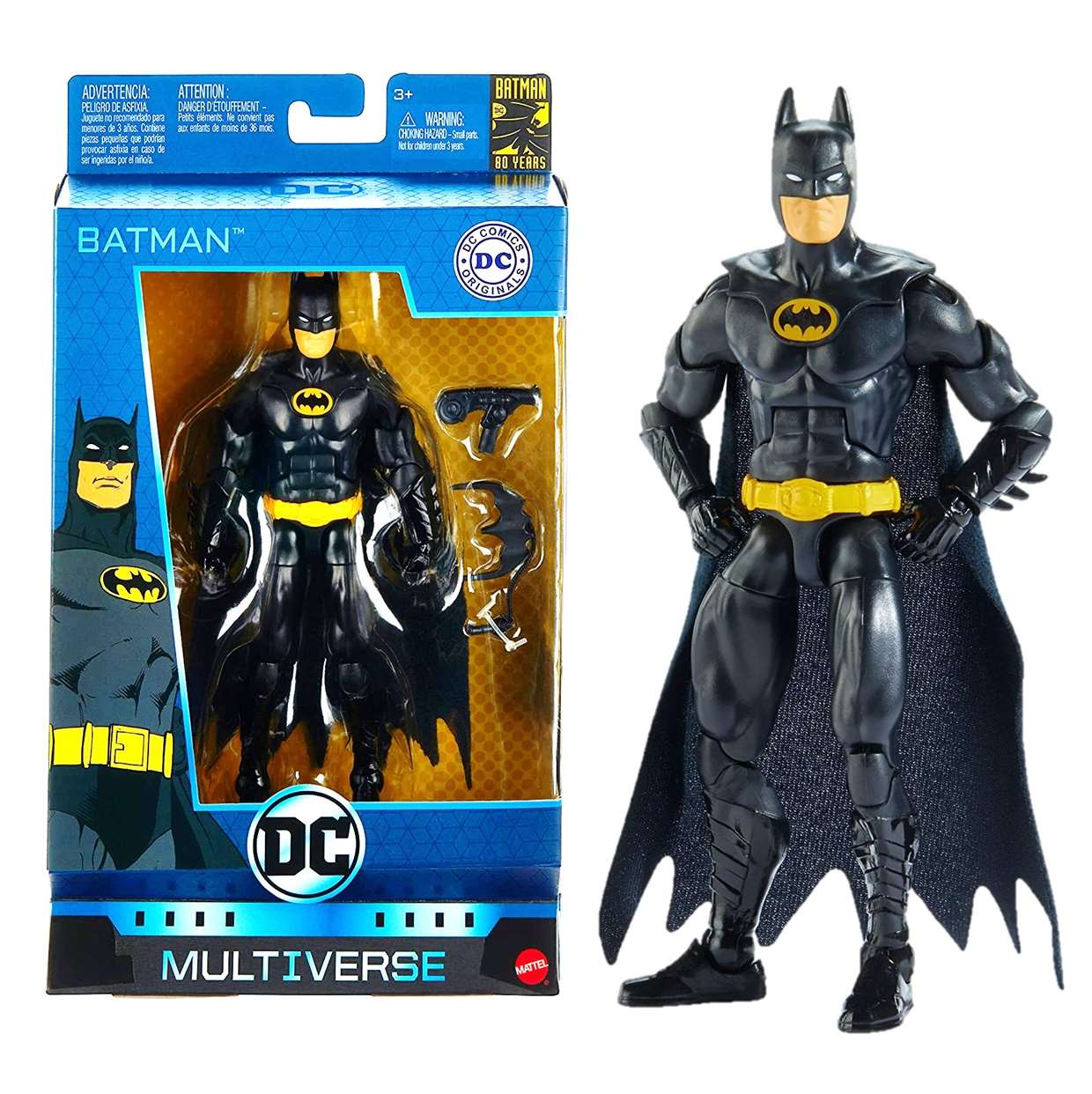 Batman Figura Dc Comics Original Multiverse 80th Years