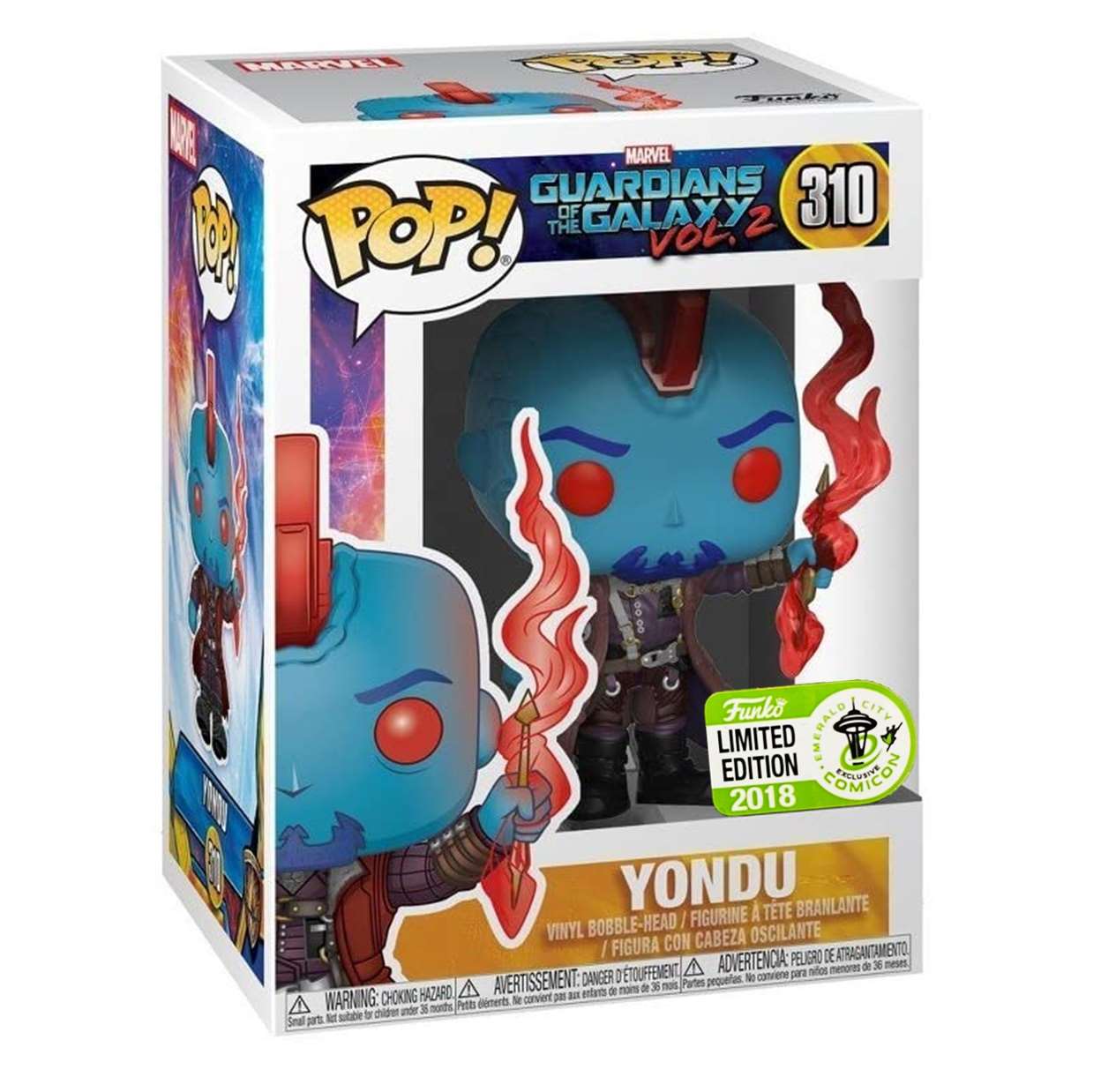 Yondu #310 Figura Guardianes de la Galaxia Vol. 2 Funko Pop!