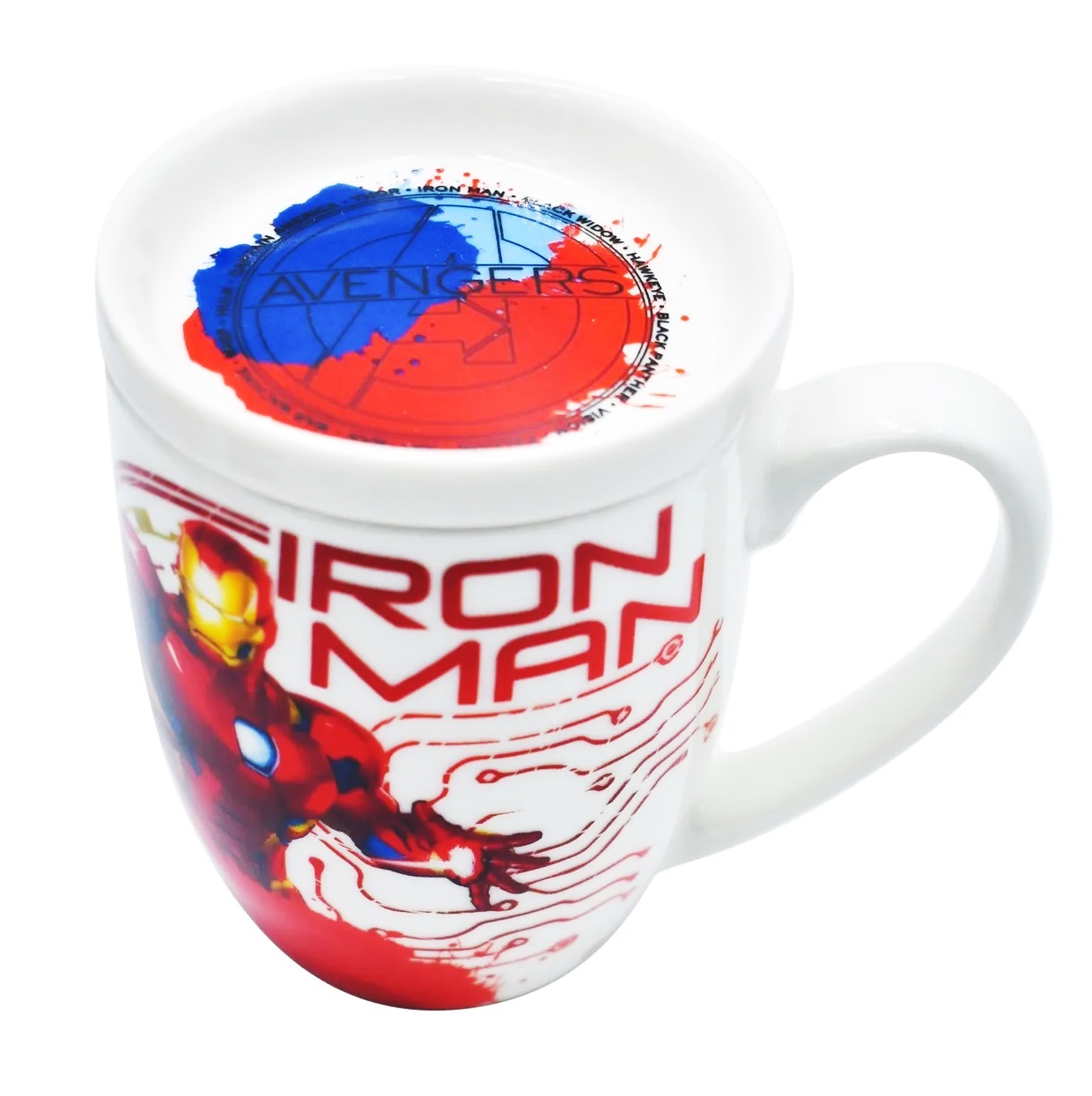 Marvel Avengers Tarro con Tapa de Porcelana  Iron Man 385 ml