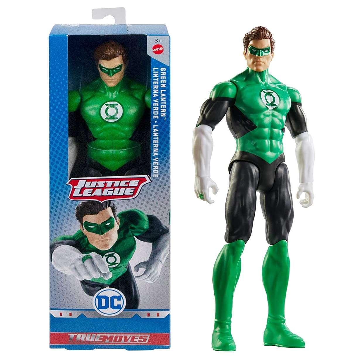 Green Lantern Figura Dc Justice League True Moves 12 PuLG