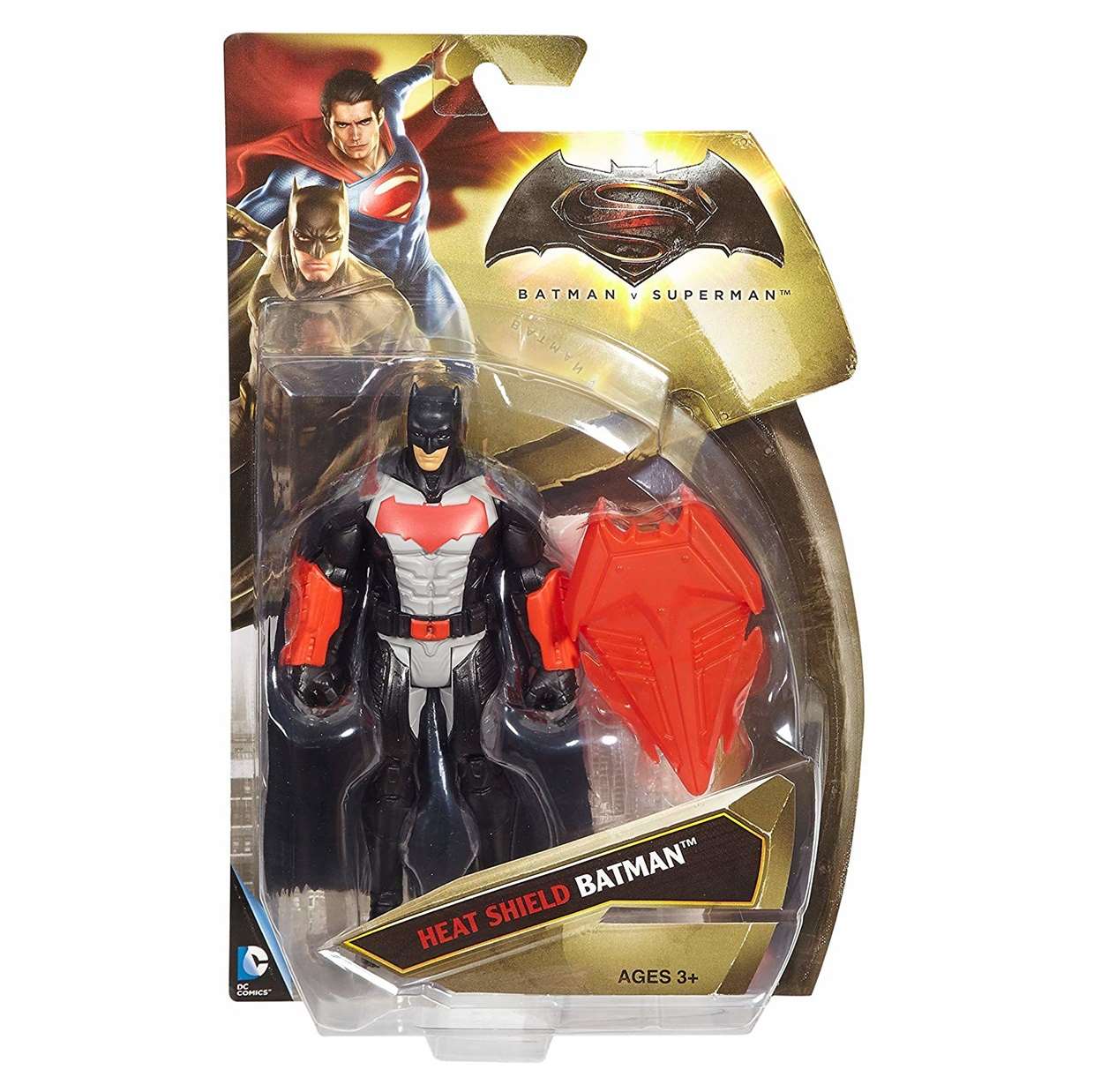 Batman Heat Shield Escudo Térmico Figura Batman Vs Superman 
