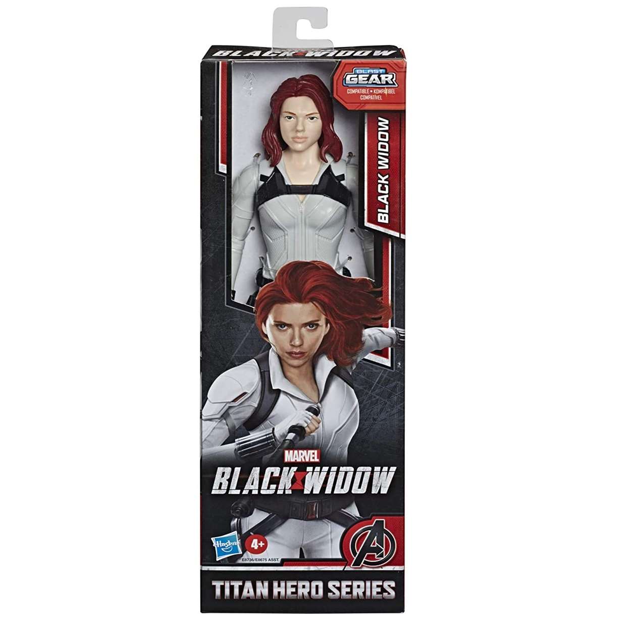 Black Widow Figura Marvel Black Widow Movie Blast Gear Titan Hero