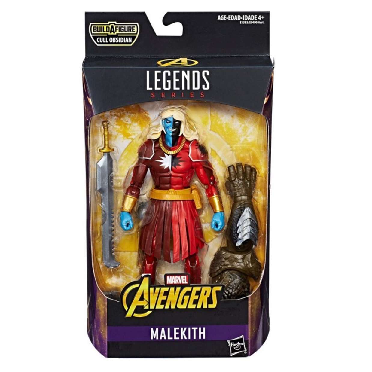 Malekith Figura Marvel B A F Cull Obsidian Legends 6 Pulg