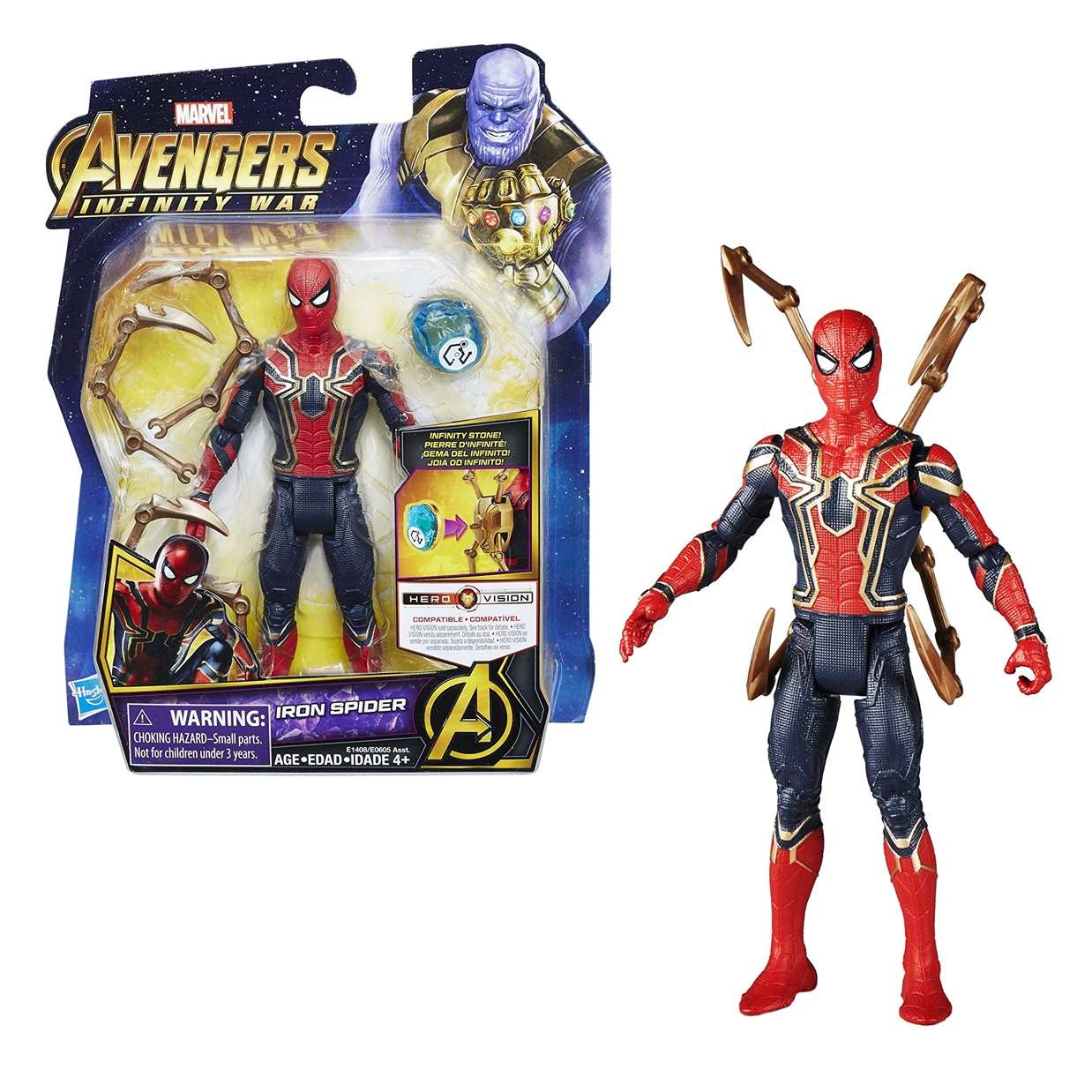 Pack Iron Spider End Game + Iron Spider Infinity War 6 PuLG  Cilindro Gratis!!