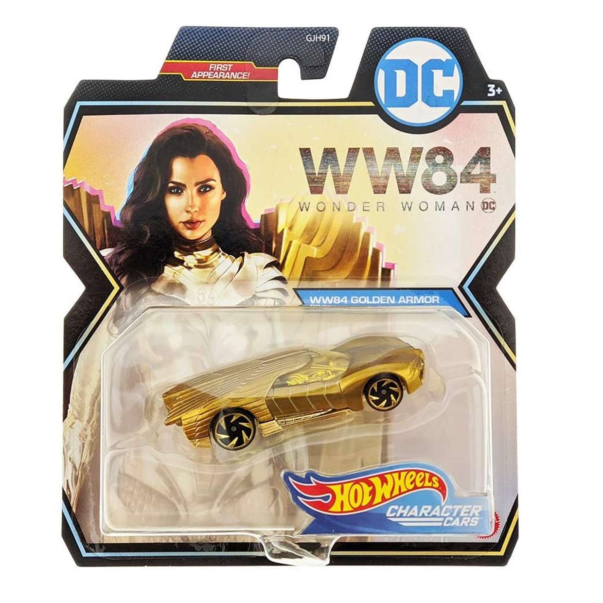 Wonder Woman Gold Armor ( Ww84 ) Hot Wheels First Appearance