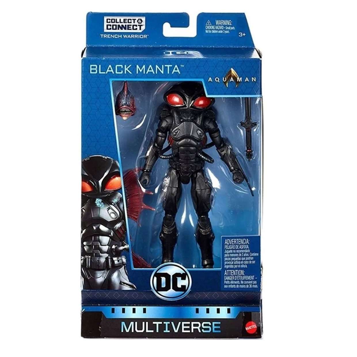 Black Manta Figura Aquaman Dc Multiverse Collect & Connect 