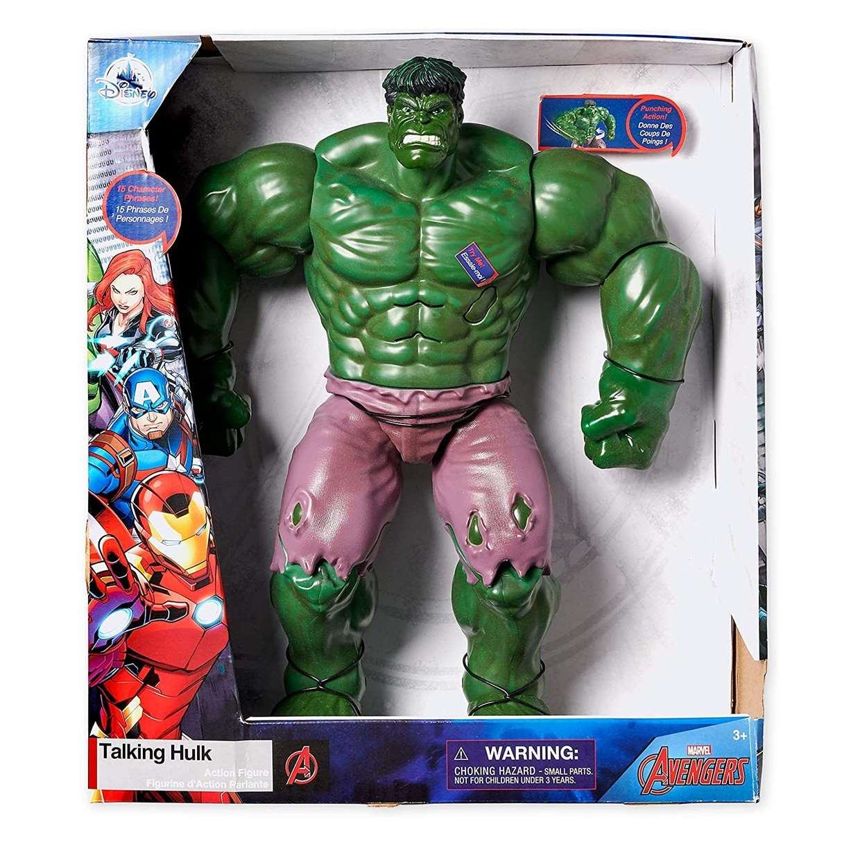 Talking Hulk Figura De Acción Disney Marvel Avengers 