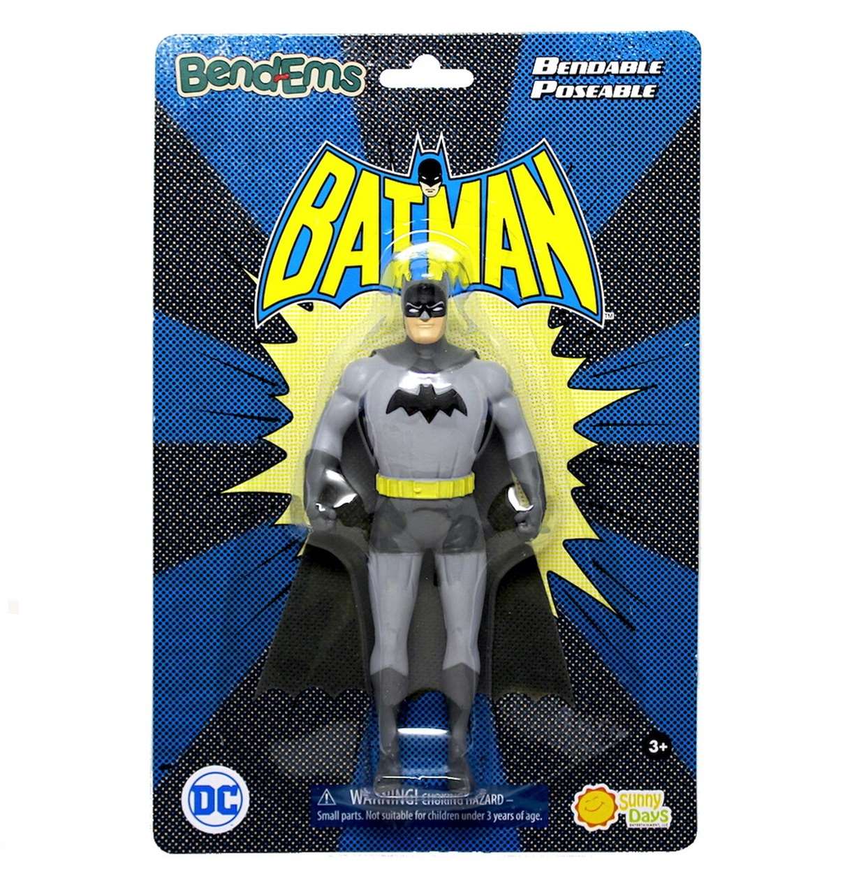 Batman Vintage Bendable Poseable Figura Dc Bendems Sunny Day