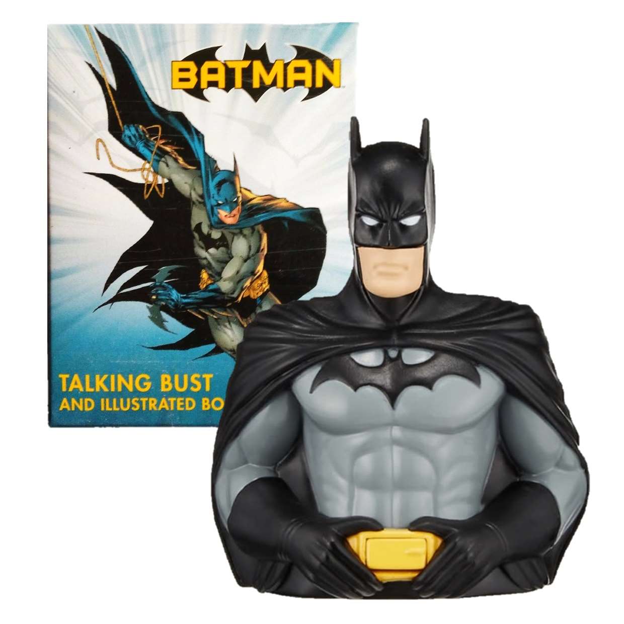 Talking Bust And Illustrated Book Dc Batman Deluxe Mega Kit 