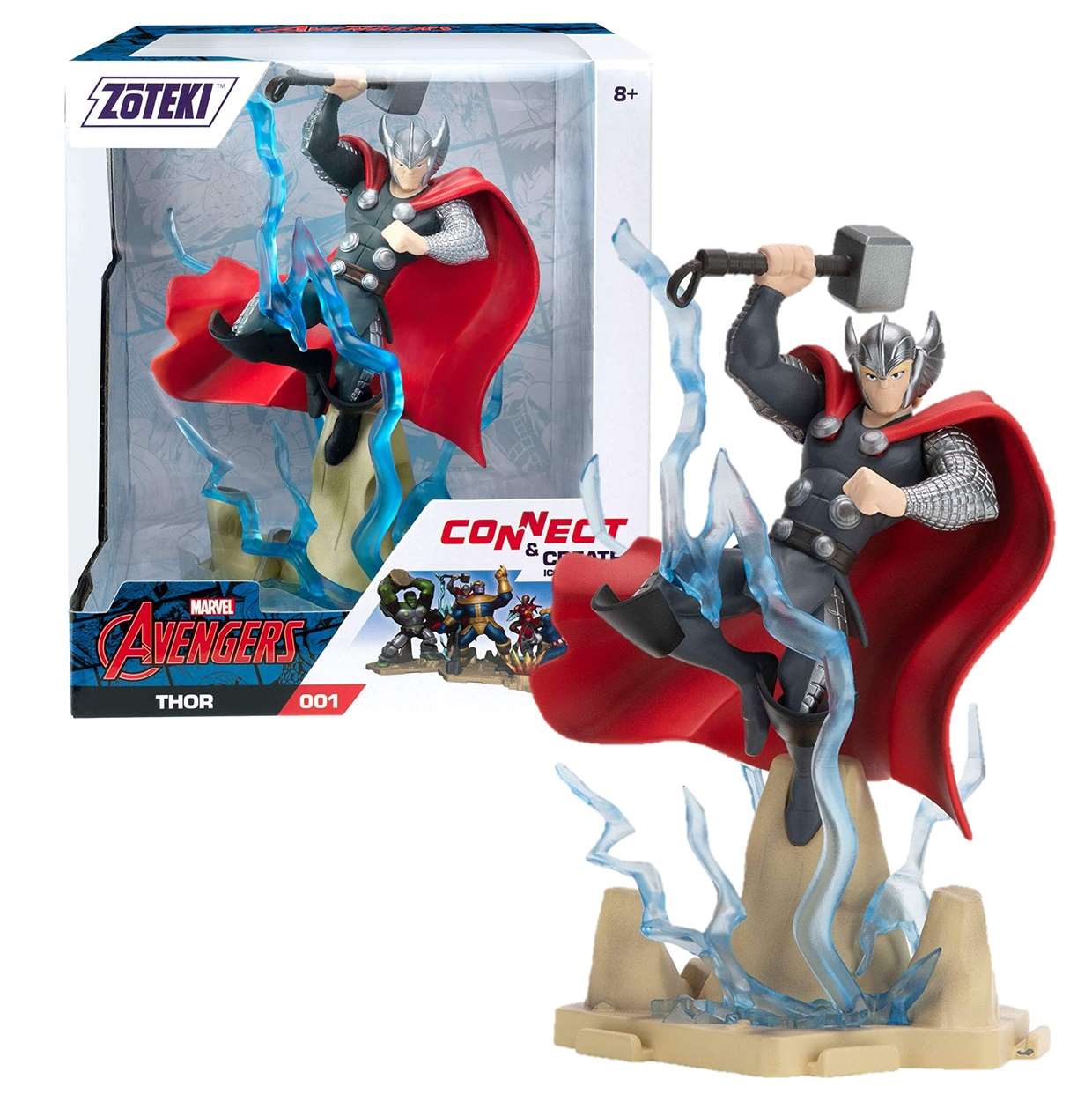 Thor #001 Figura Marvel Avengers Zoteki 4 Pulgadas
