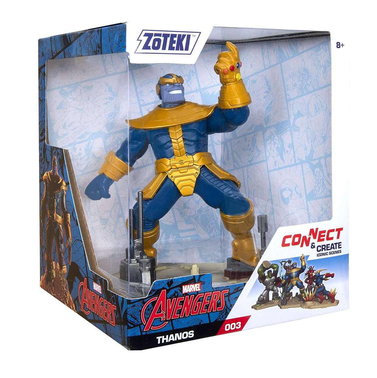 Thanos #003 Figura Marvel Avengers Zoteki 4 Pulgadas