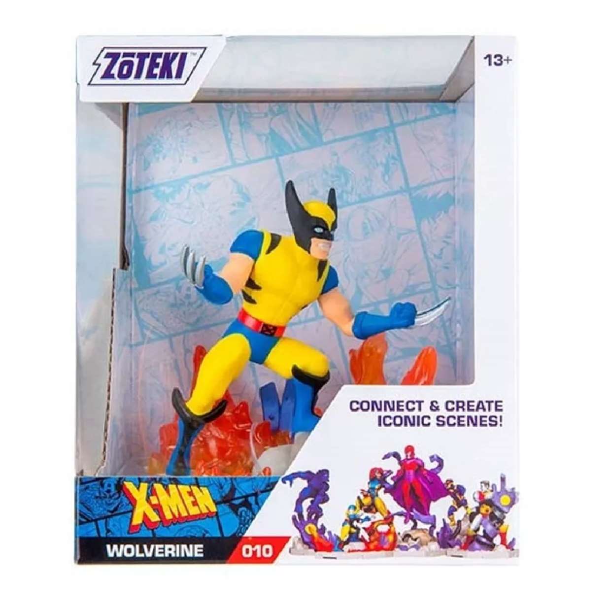 Wolverine #010 Figura Marvel X- Men Zoteki 4 Pulgadas
