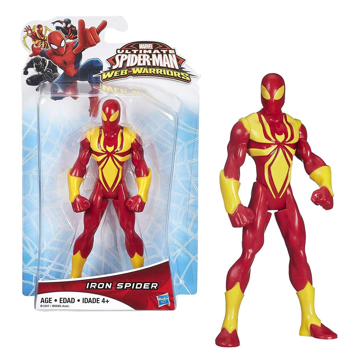 Iron Spider Figura Marvel Ultimate Spider Man Web Warriors