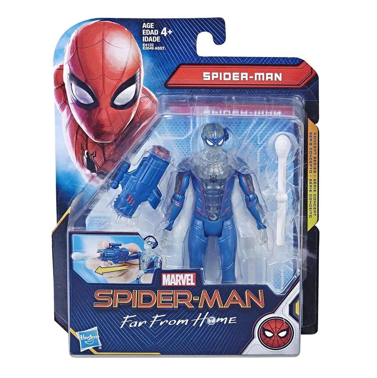 Spider Man Figura Serie Concepto Far From Home Marvel Hasbro