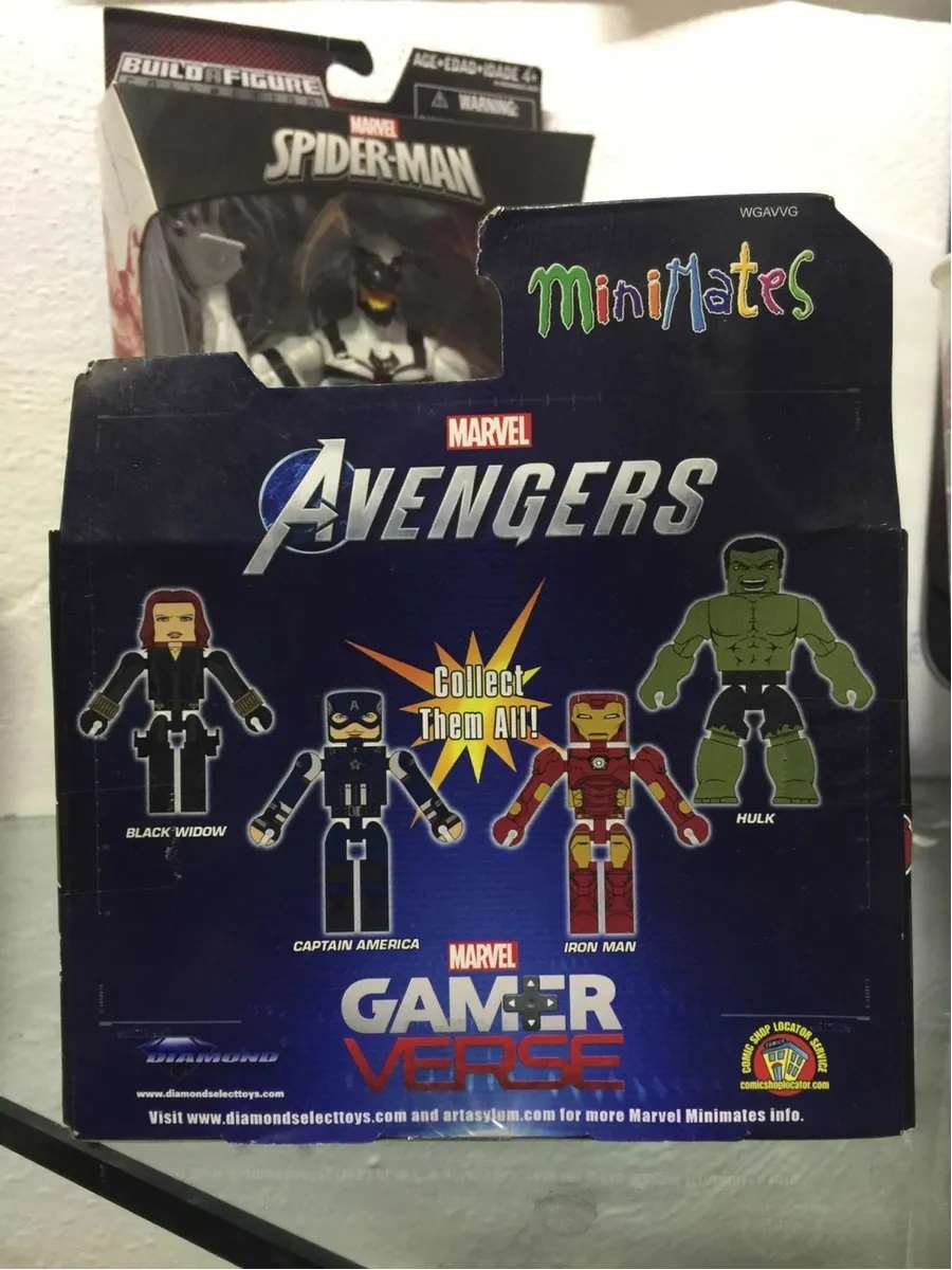 Pack 2 Figurillas Iron Man And Hulk Minimates Exc Wallgreens