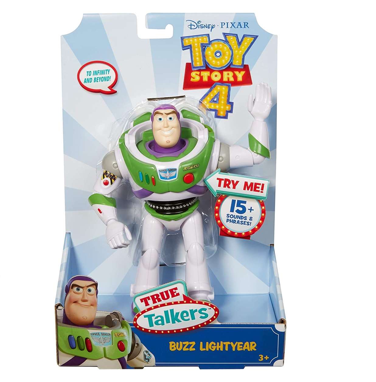 Buzz Lightyear True Talkers Figura Electrónica Toy Story