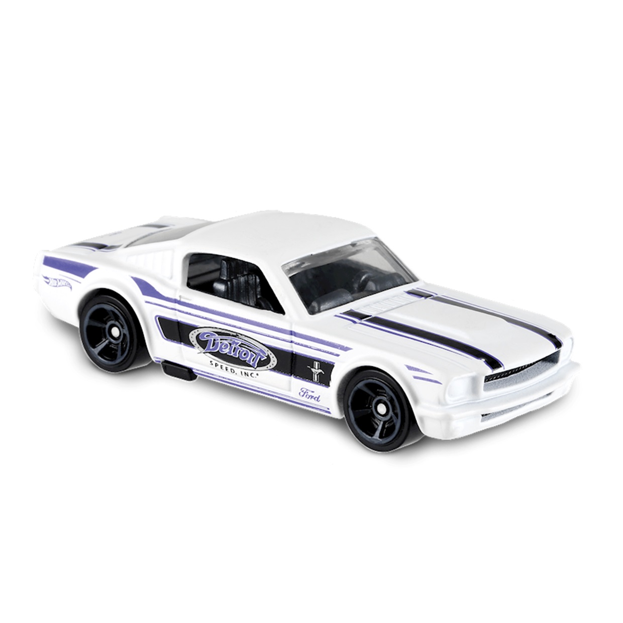 65 Mustang White 2+2 Fastback 8/10 Hot Wheels Muscle Mania