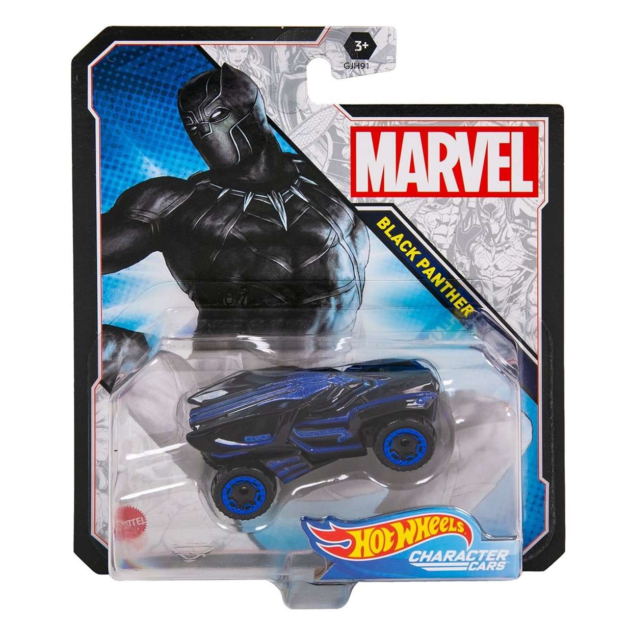 Black Panther 1/64 Hot Wheels Marvel Character Cars