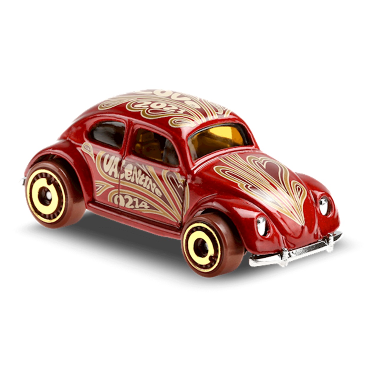 Volkswagen Beetle Brown 4/5 Hot Wheels Holiday Racers