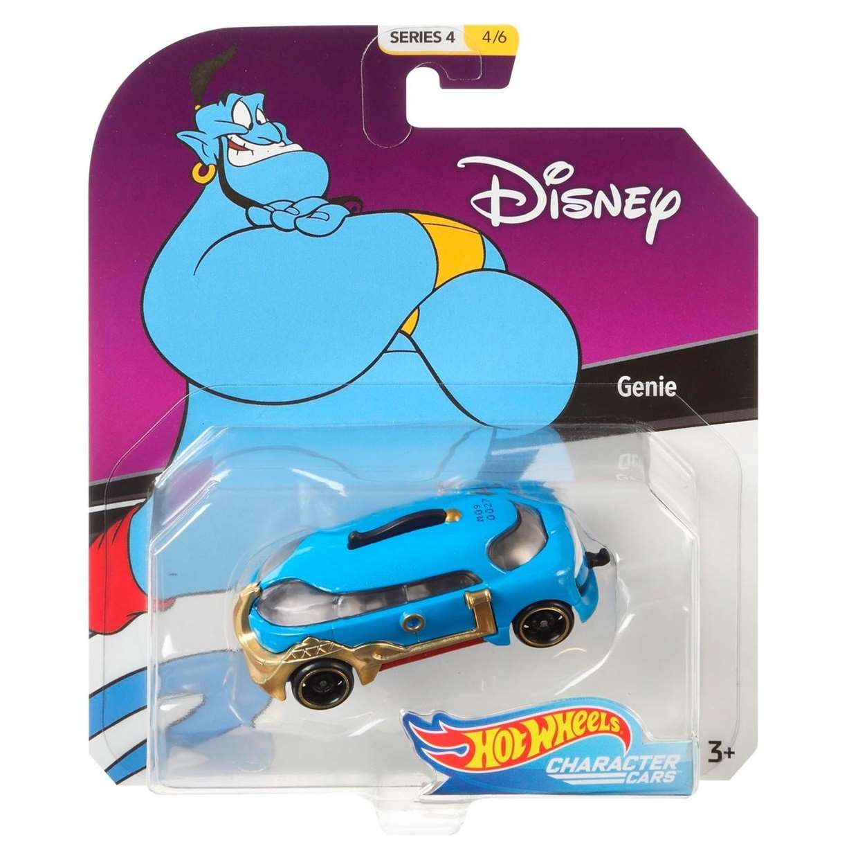 Genie 4/6 Hot Wheels Disney The Aladdin Character Cars