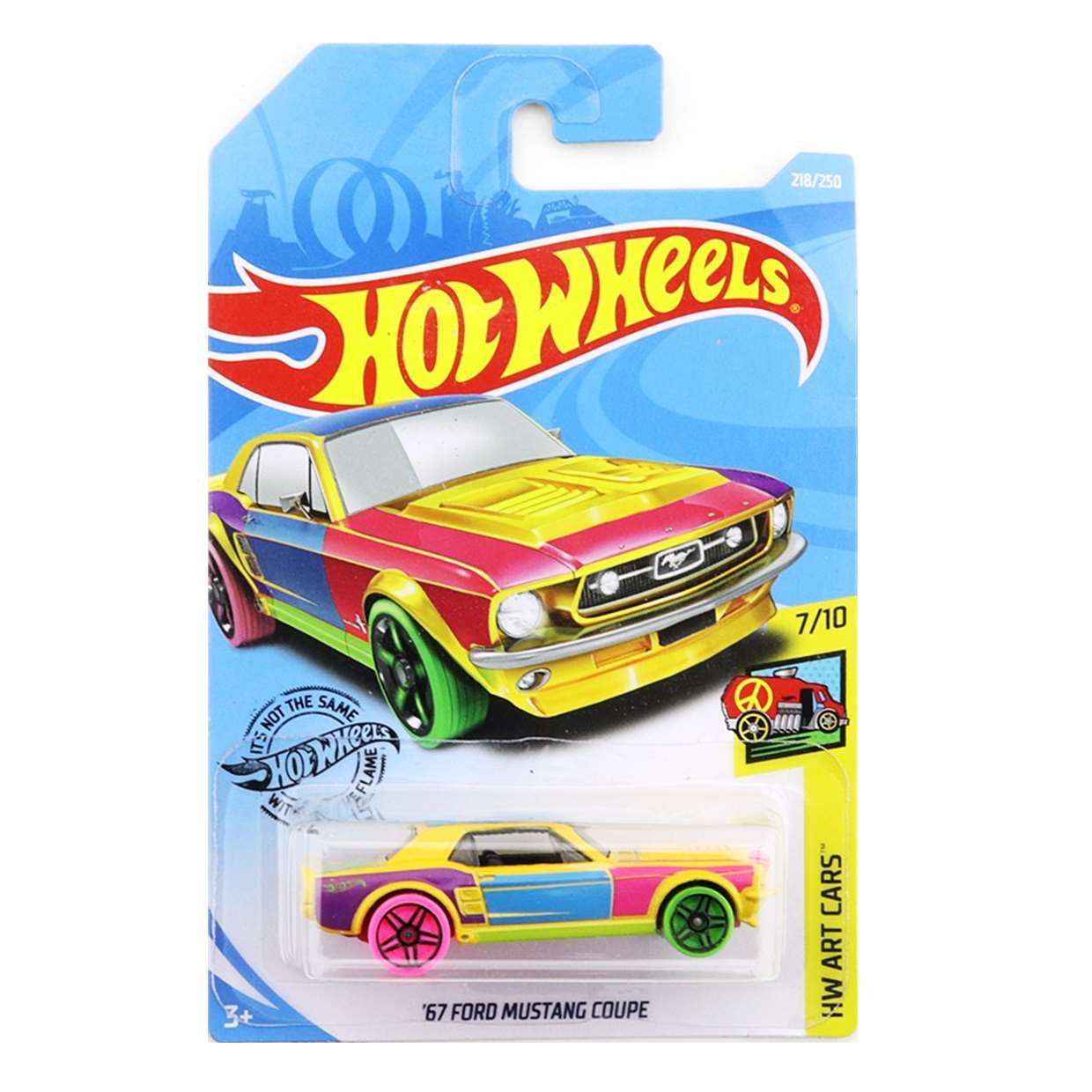 67 Ford Mustang Coupe 7/10 Hot Wheels Hw Art Cars