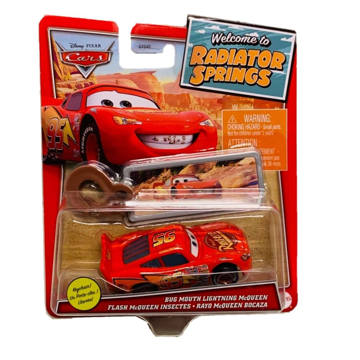 Bug Mouth Lightning McQueen Hot Wheels Disney Pixar Cars