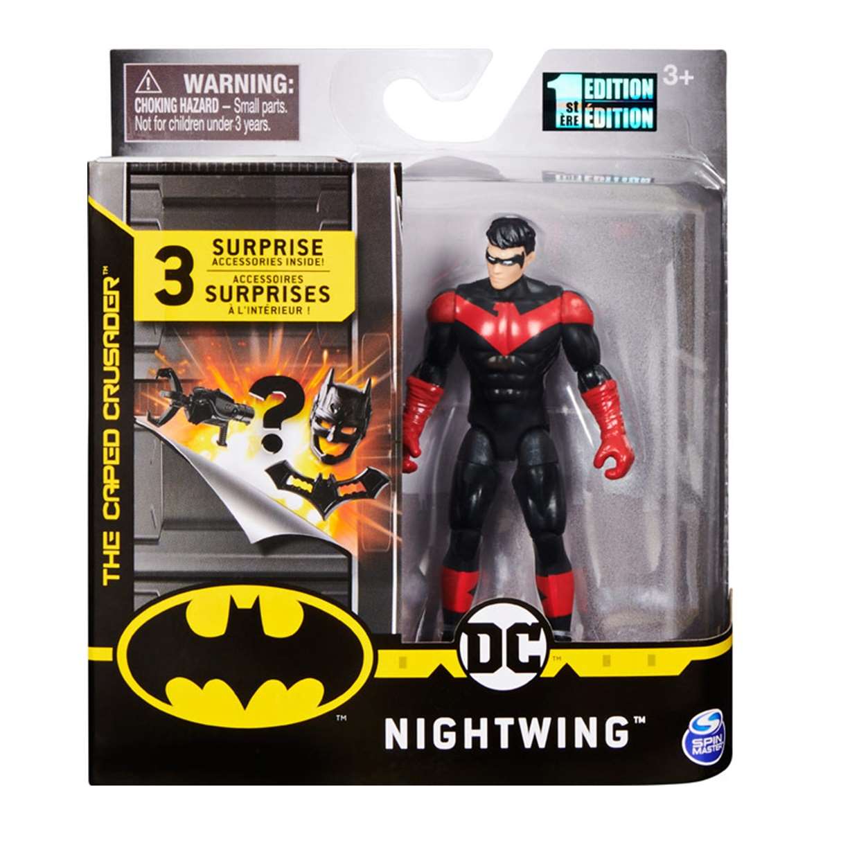 Nightwing Red Figura The Caped Crusader Spin Master 3 Pulg