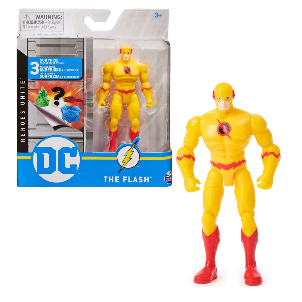 The Flash Reverse Figura Dc Comics Super Heroes Unite 3 PuLG