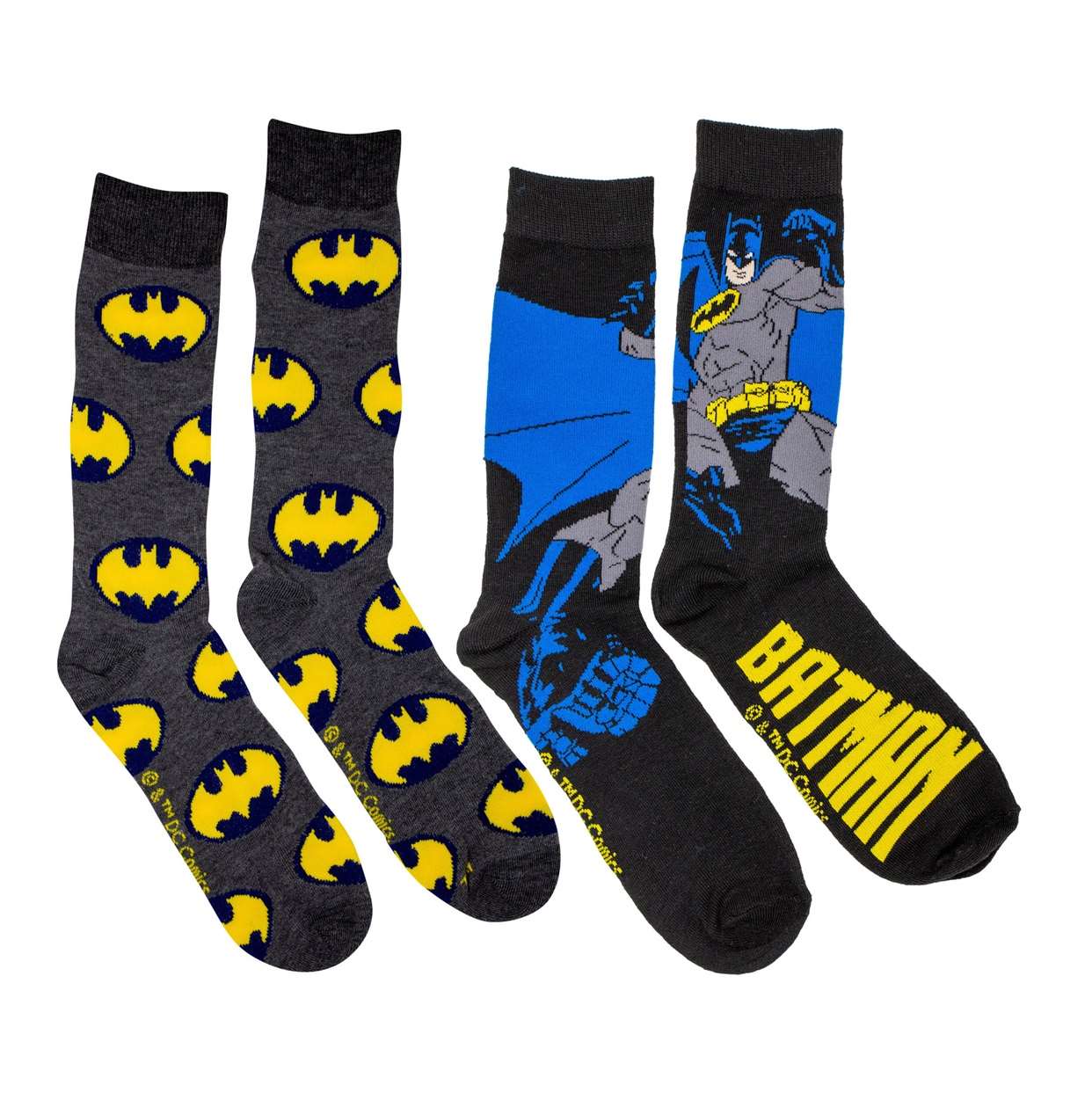 Pack 2 En 1 Calcetin (socks) Dc Batman 6/12 Hyponline  