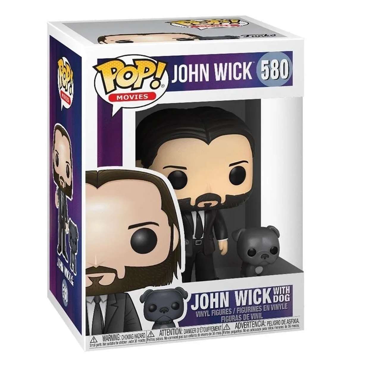 John Wick With Dog #580 Figura Funko Pop! Movies