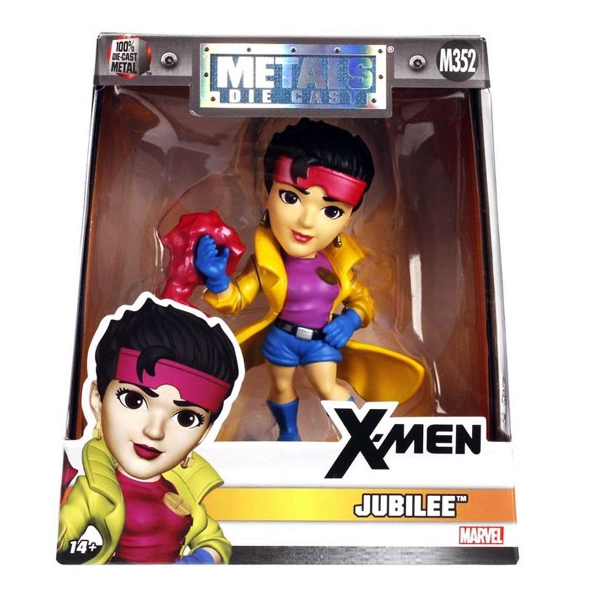 Jubilee M352 X-Men Figura Marvel Jada Toys Metal Die Cast