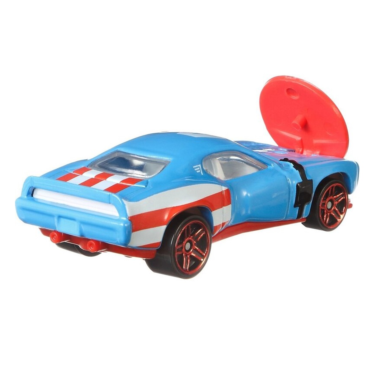 Capitán América Action Feature 2/5 Character Cars Hotwheels 