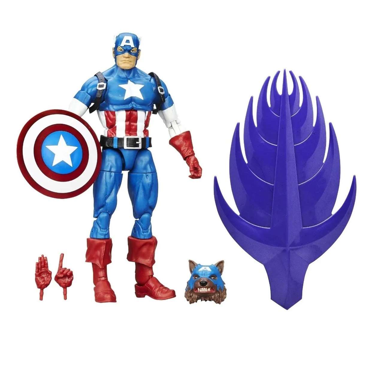 Capitán América Figura Marvel B A F Red Skull Legends 6 PuLG