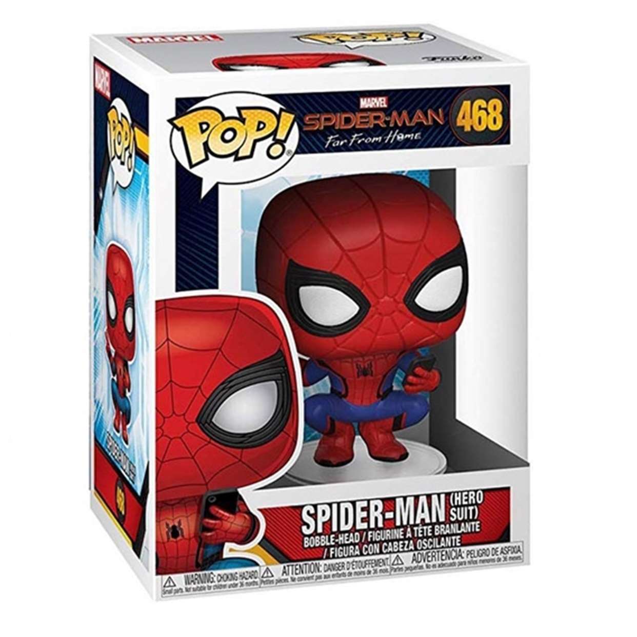 Spider Man #468 (hero Suit) Figura Funko Pop! Far From Home